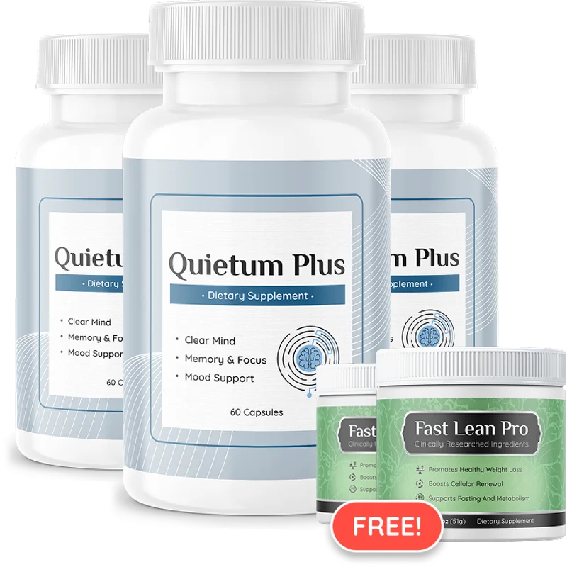 Quietum Plus Sleep Supplement Bottle (3 Bottle / 90 Day Pack)