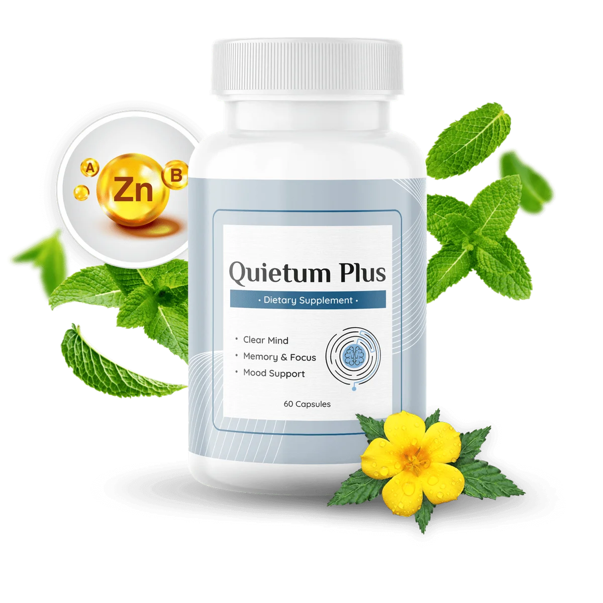 Quietum Plus Sleep Supplement Bottle (Front Label)
